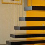 Vittori scale in legno a sbalzo